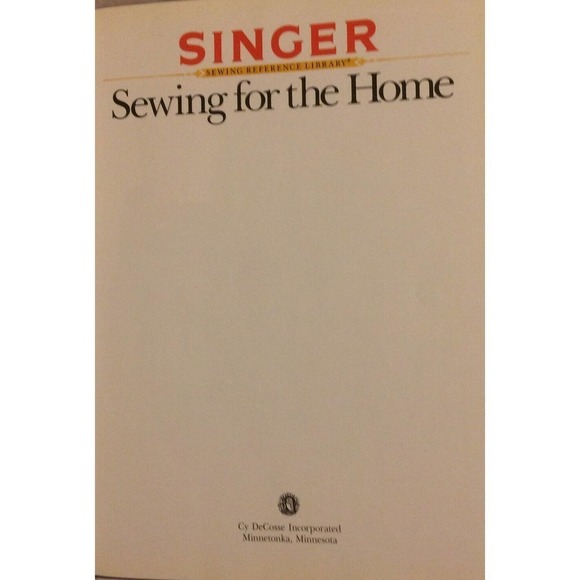 Singer Book Sewing for The Home for Beginner or Advanced Sewer - Picture 2 of 14